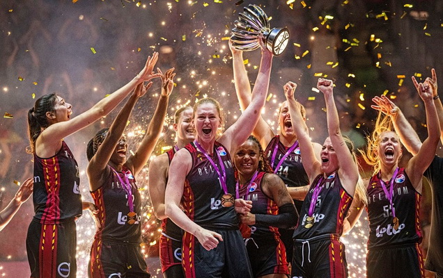 Belgijos krepšininkės tapo Europos čempionėmis